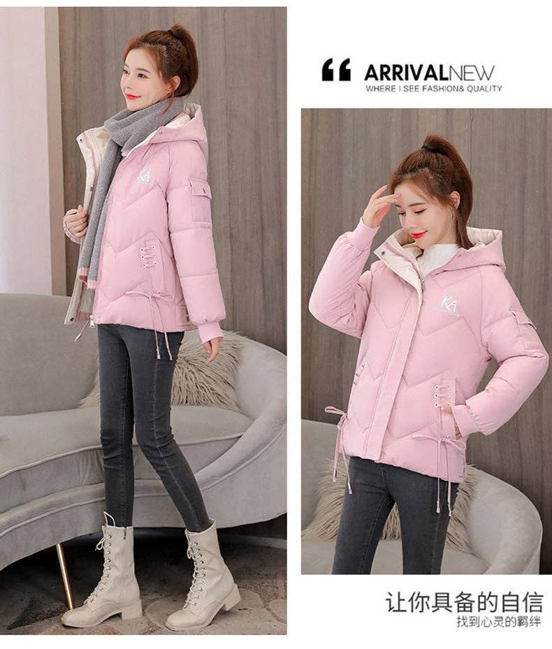 Marayn - Wholesale Puffer Jacket - Women's - Chic 2025 Winter Puffer Jacket Korean Style Warm Loose #237
