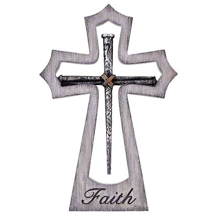 Cross Of Nails - Faith for wholesale by Faithworks by Creative Brands