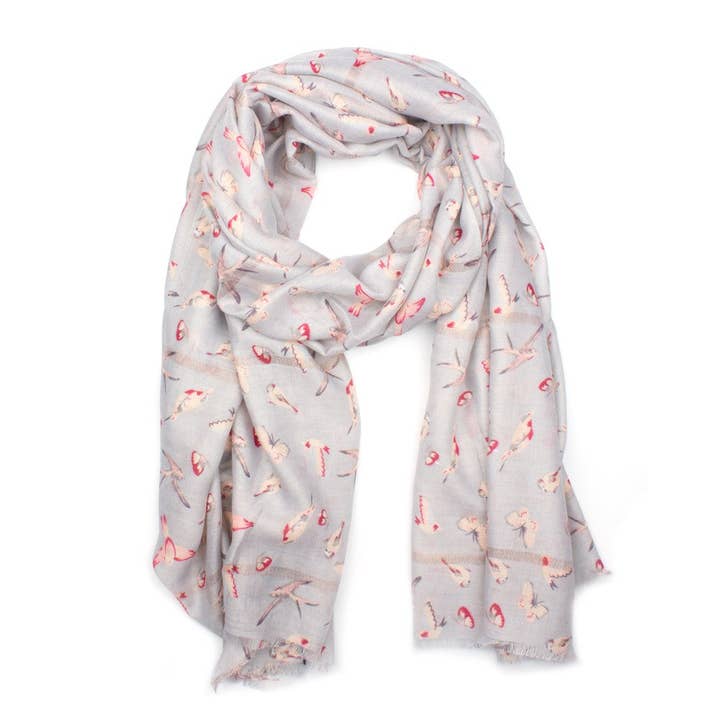 Sciarpa in pelle grigia per la vendita all'ingrosso da parte di 7East