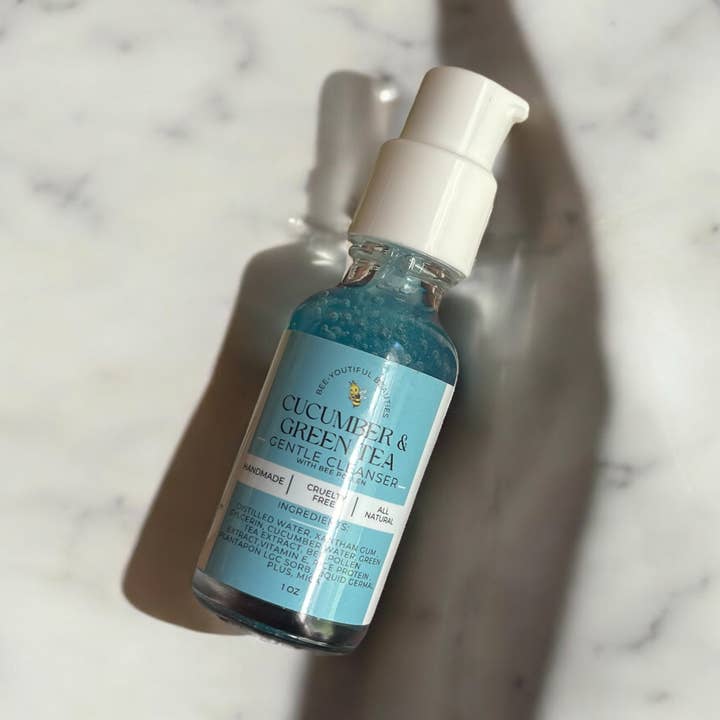 CUCUMBER & GREEN TEA GENTLE CLEANSER for wholesale by Bee-Youtiful Beauties