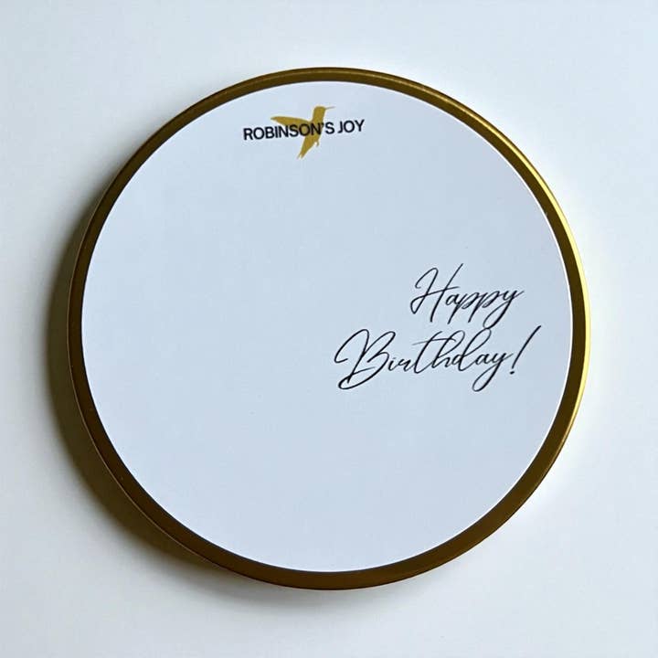 ROBINSON'S JOY - Wholesale Travel Candles - "Happy Birthday!" 2oz Candle- Joyful Moments Collection