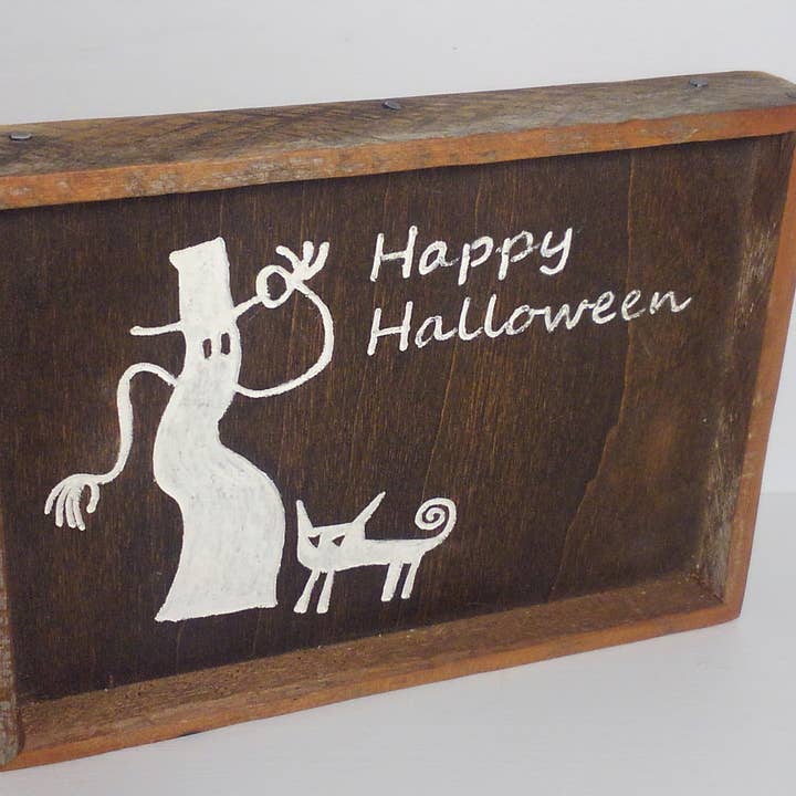 Happy Halloween Sign for wholesale by Canary Hill Works