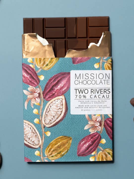 Two Rivers 70% for wholesale by Mission Chocolate