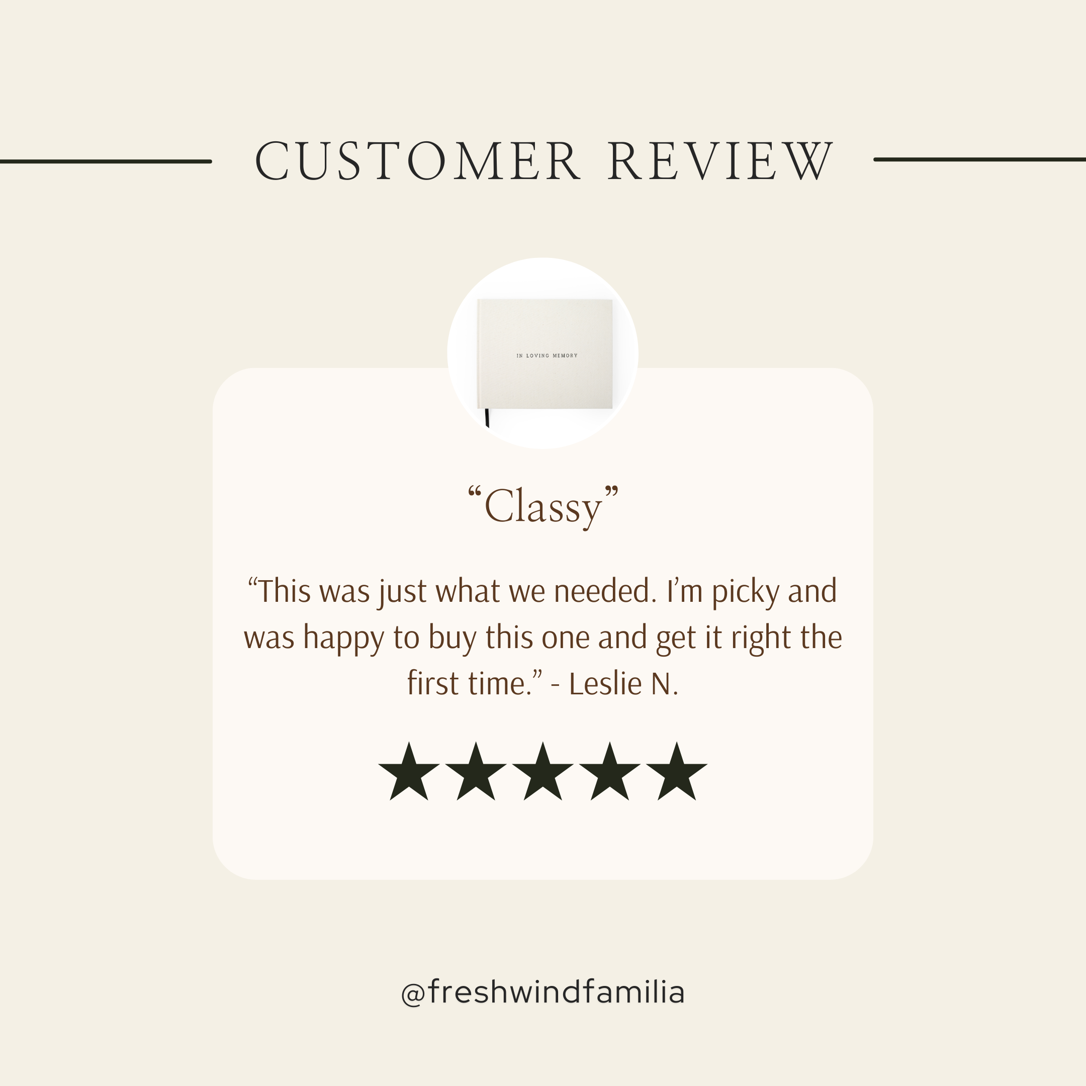 Fresh Wind Familia - Wholesale Guest Book - Modern Funeral Guest Book In Loving Memory Memorial Gifts12