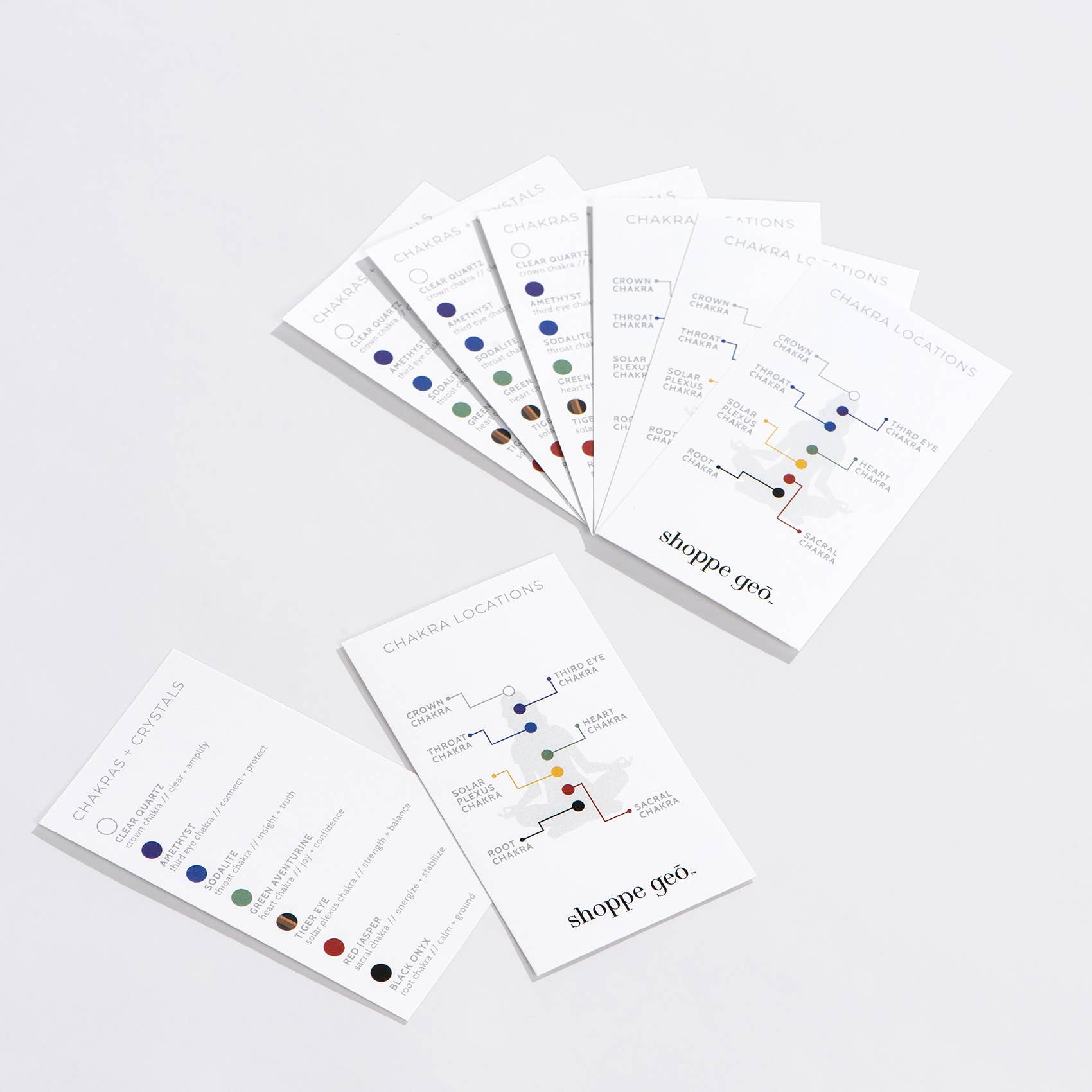 GeoCentral - Wholesale Meditation Supplies - Chakra and Crystal Info Card2