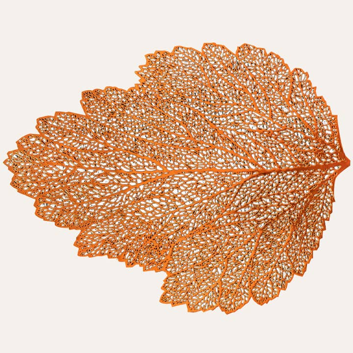 Leaf Cut Out Vinyl Placemats - Set of 6 and other Purchase Wholesale rose gold placemats. Free Returns & Net 60 Terms on Faire trending on Faire.