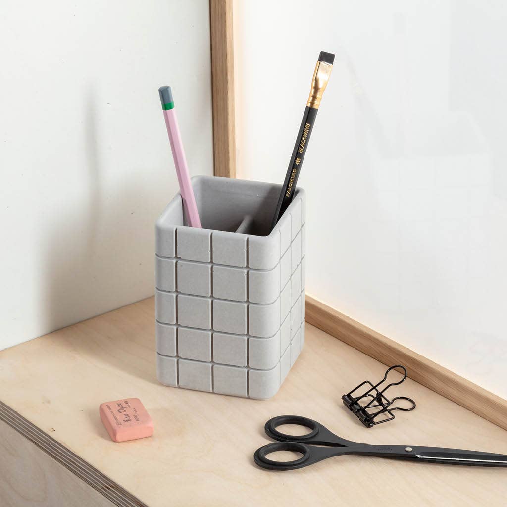Block Design – wholesale Pen & pencil holder – Tile Desk Tidy10