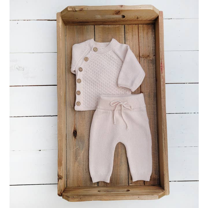 OLIVE & CRADLE - Wholesale Loungeset - Kinderen - Noella gebreide 2-delige loungeset