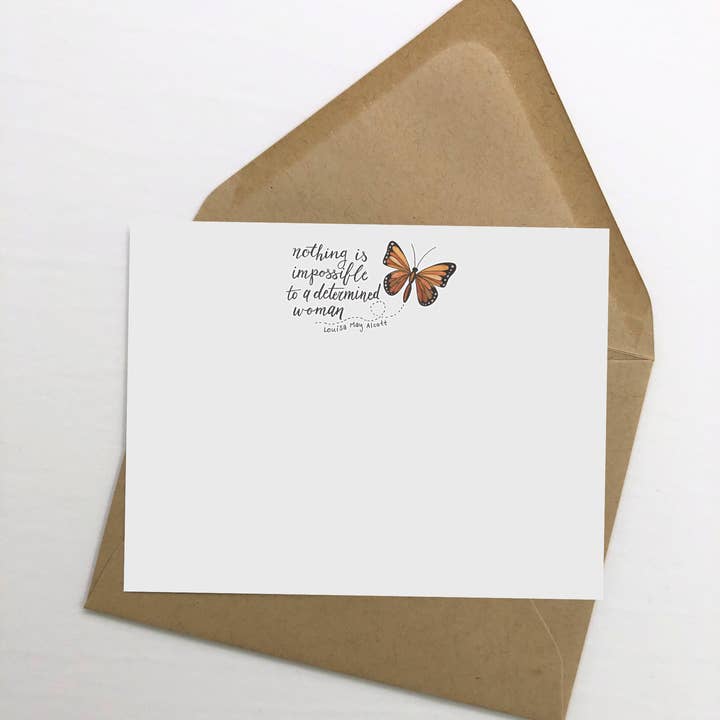 Butterfly Flatnote-set voor wholesale door She Said It.