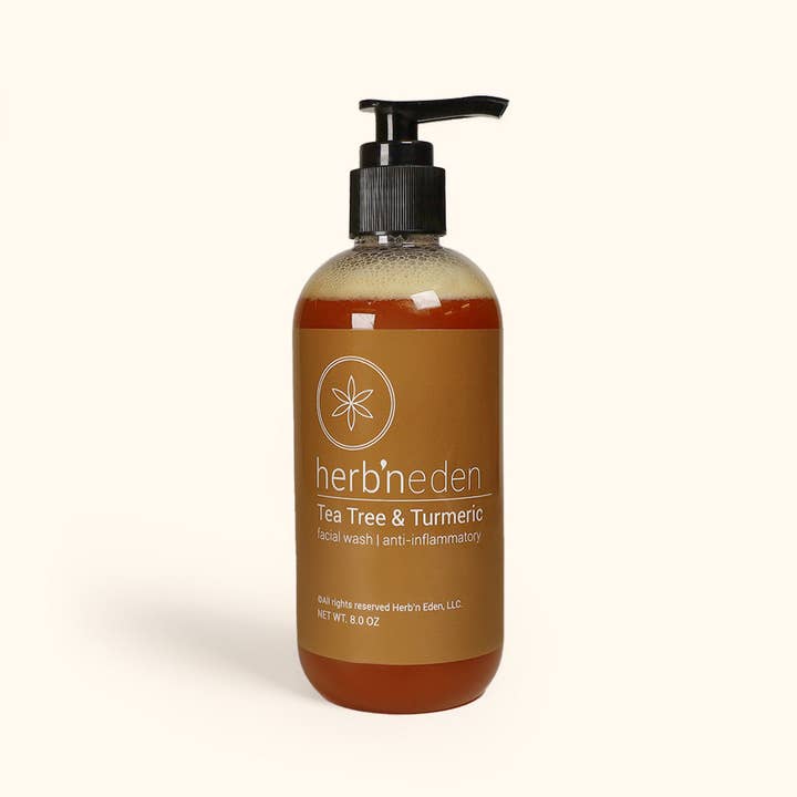 Herb'N Eden - Wholesale Facial Cleanser - Tea Tree & Turmeric Facial Wash