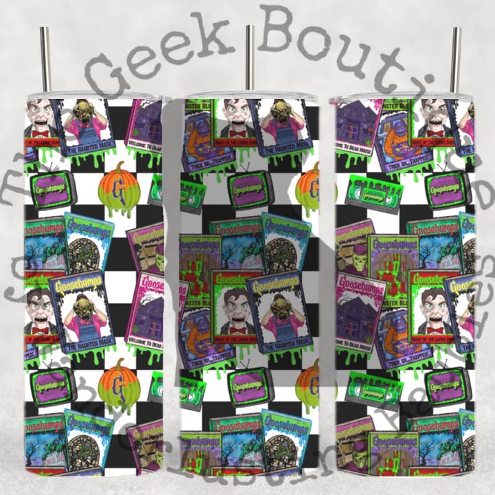 Children's Halloween Horror Spooky Book Mashup Tumbler for wholesale by The Geek Boutique