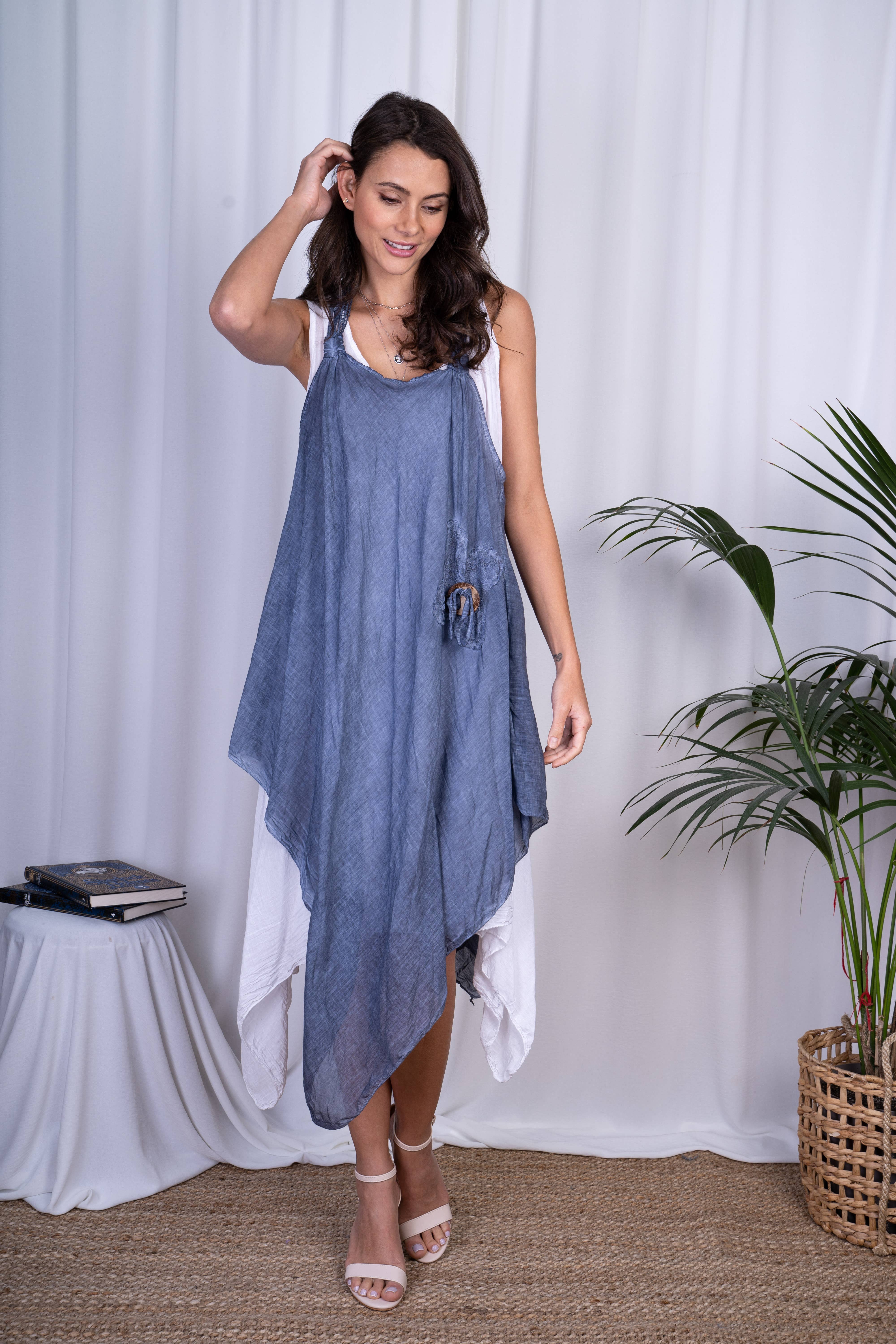 ORNELLA PARIS - Wholesale Dress - Women's - Two piece lace back dress set BLL-R10751