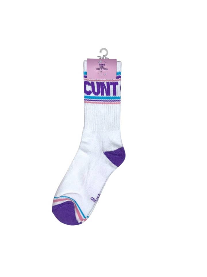 That Gay Creation – wholesale Socks – Unisex – Cunt, gay novelty cottin socks, queer birthday fashion gift