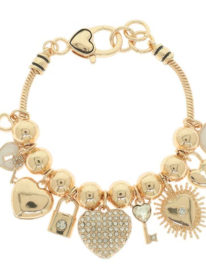 Sleutel- en slotbedelarmband voor wholesale door CC Wholesale Clothing