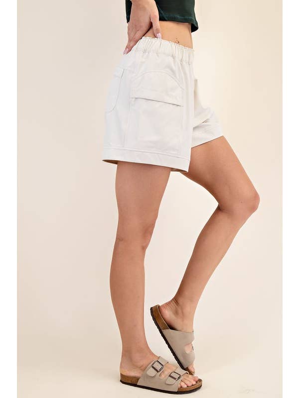 Sunday Morning – wholesale Athletic shorts – Women's – P9063PL37-PLUS SIZE MID RISE LUNAR ADVENTURE SHORT22