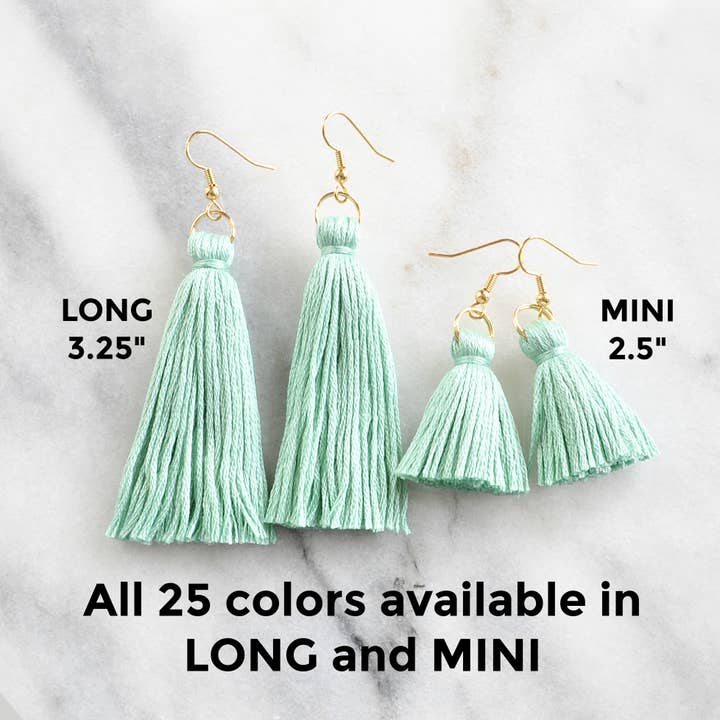 Libby & Smee - Wholesale Tassel earrings - Classic Tassel Earrings - Mini or Long2