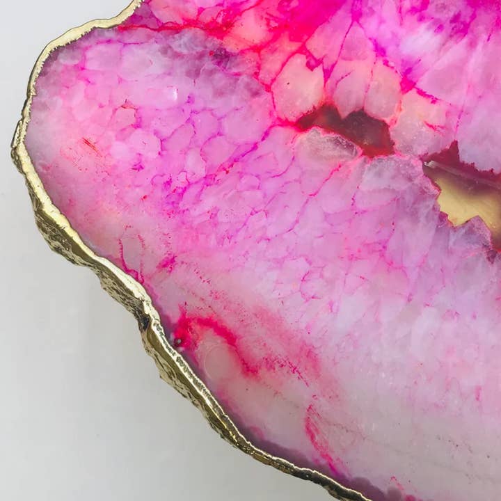 The Tangerine Store - Wholesale Cake Stand - Pink Agate Cake Stand/Centrepiece/Display Stand/Tray4