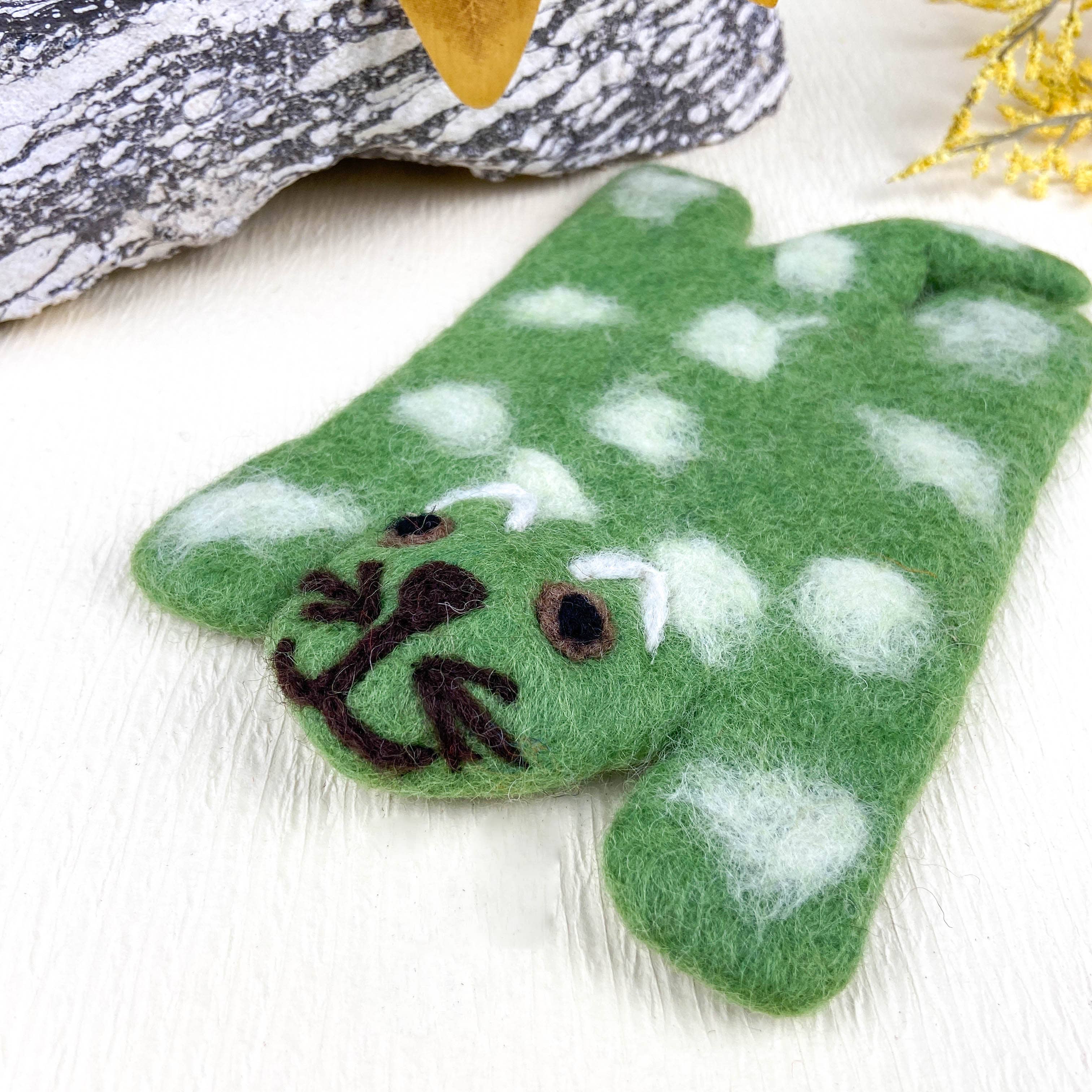 mildstyles - Vendita all'ingrosso Sottobicchiere - Sottobicchiere King of the Prairie, in lana, motivo: leone1