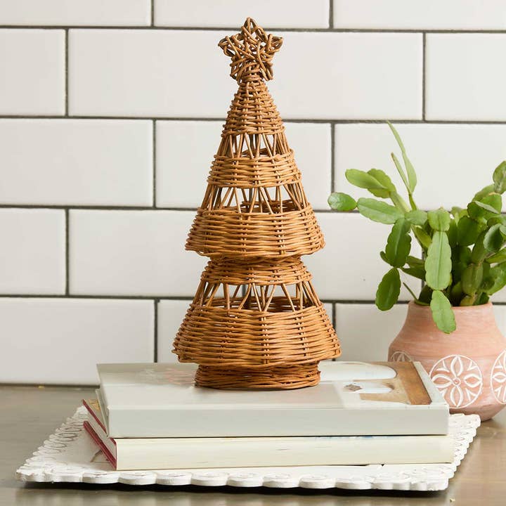 SERRV International - Wholesale Christmas Decoration - Rattan Holiday Tree1