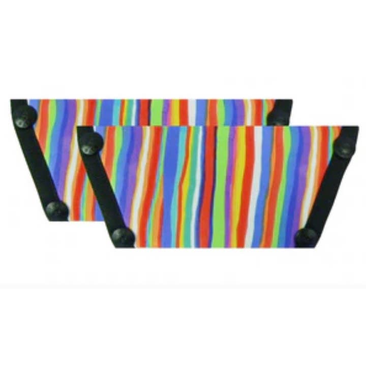 Hauts de chaussures interchangeables rayures Ss498 pour la vente par Onesole