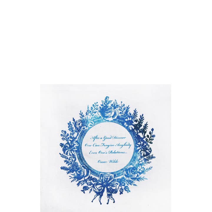 Valentine Viannay - Wholesale Tea Towel - Funny Quotes Dish Towel - Oscar Wilde