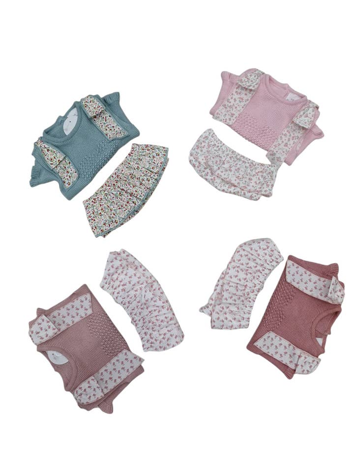 Cotton Socks – Engroshandel Tøjsæt - Baby – Ref: 820 sæt med 2 dele, hjerte-tema5