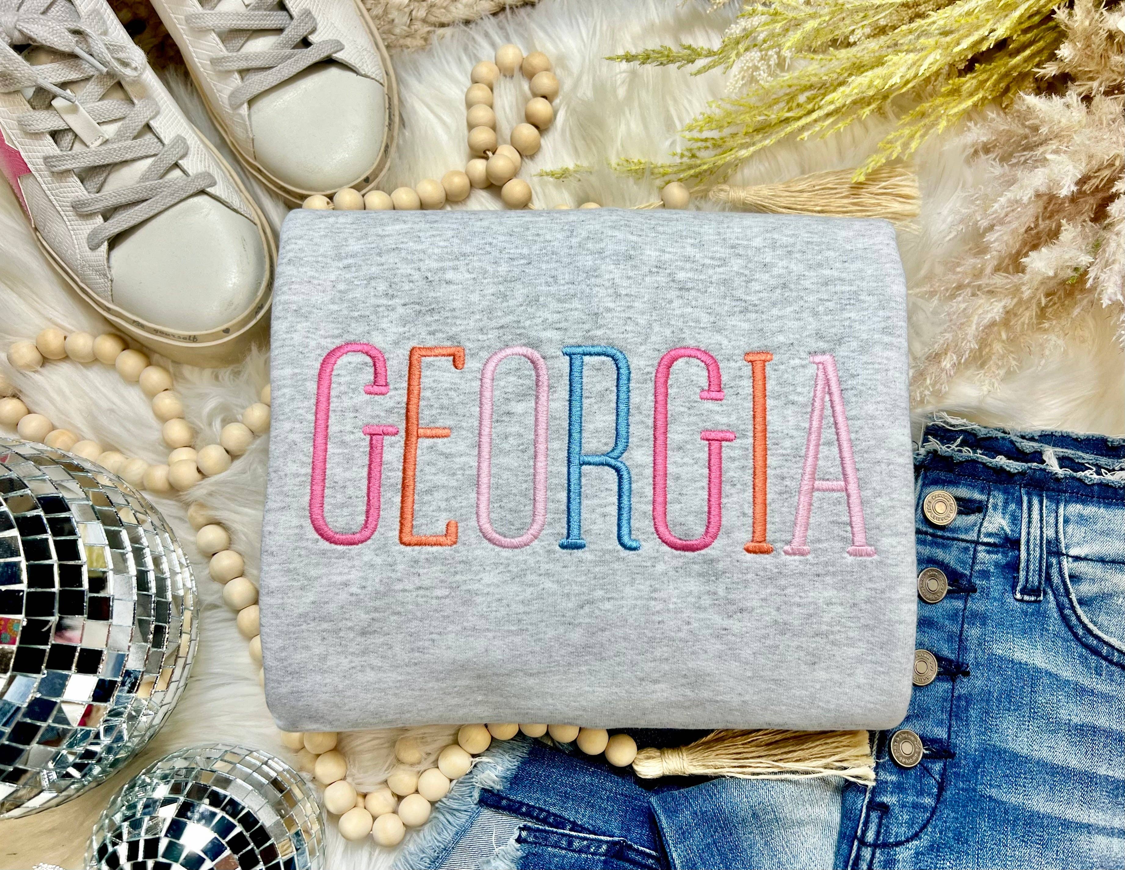 Truelove Apparel - Wholesale Sweatshirt - Women's - Preppy Embroidered Sweatshirt/Tee3