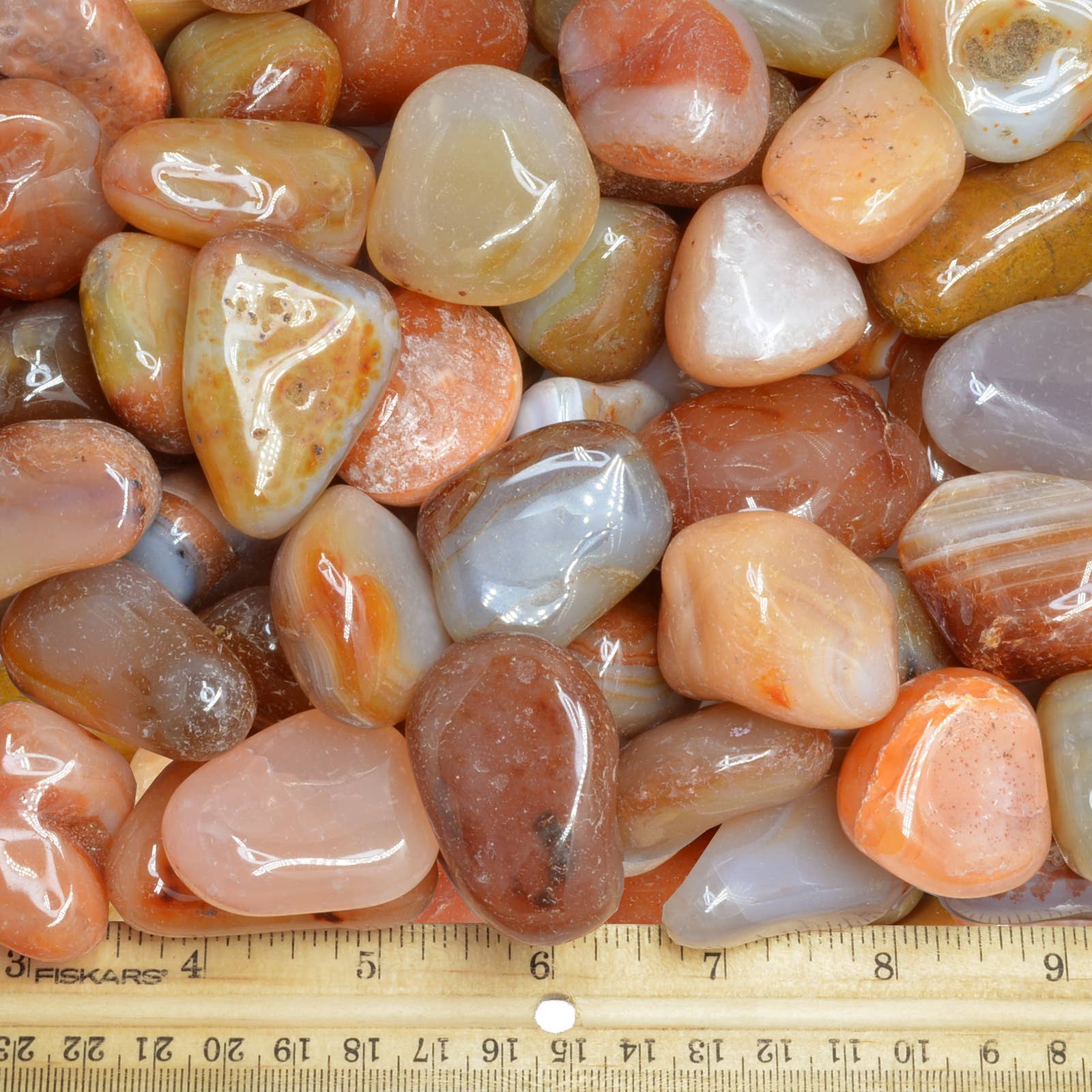 Fantasia Mining - Wholesale Spiritual Stone/Crystal - Tumbled Carnelian - L - A Grade - Brazil (1 lb)2