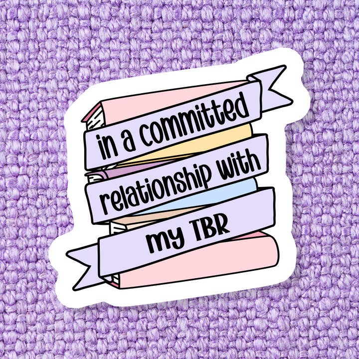 Stickers X Ashley Bexar - Wholesale Sticker - Funny TBR Book Bookish Books Waterproof Vinyl Sticker