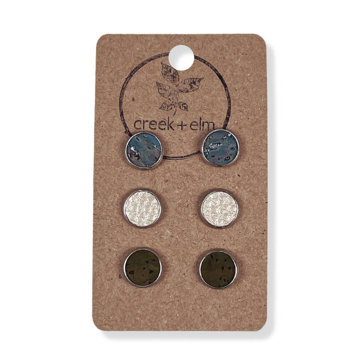 Creek+Elm Signature Stud Set- Winter for wholesale by Creek and Elm