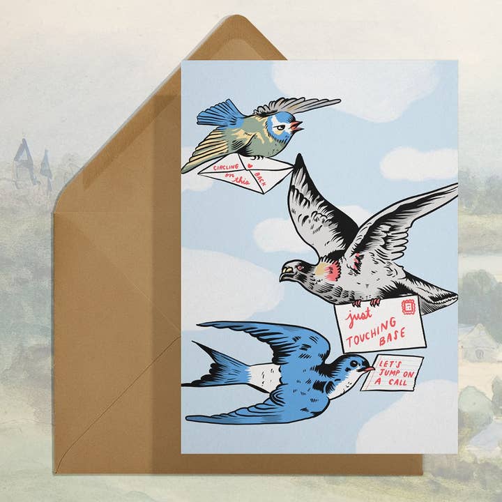 Stay Home Club - Venta al por mayor Tarjetas de felicitación - Tarjeta Touching Base0