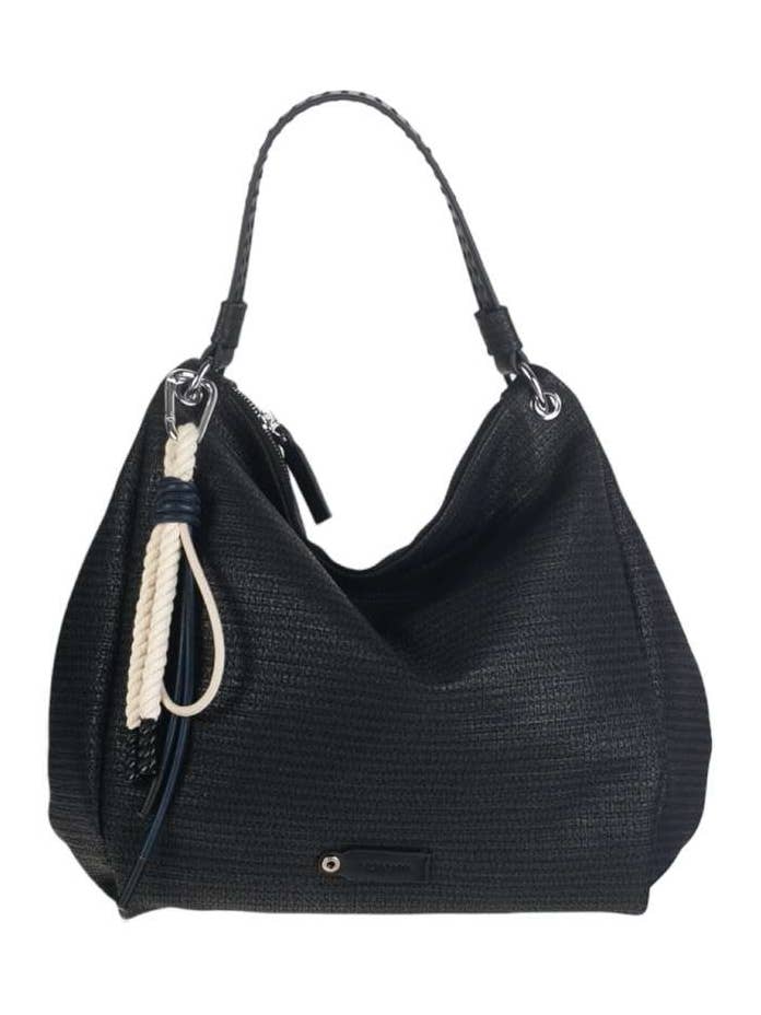 URBAN ACHIOTE HOBO BLACK PU LEATHER for wholesale by Volum Bags