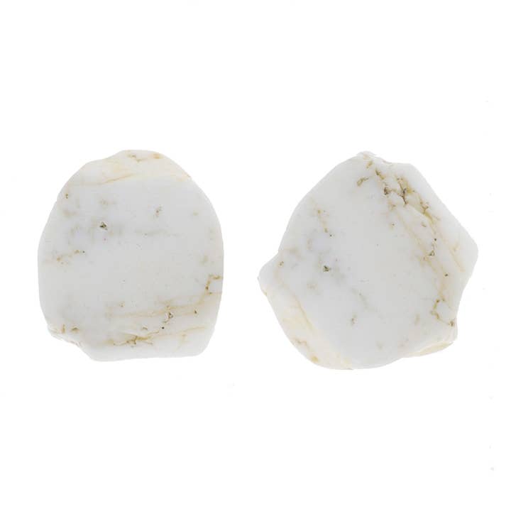 SP Sophia Collection - Wholesale Stud/Post Earrings - Synthetic Raw Semi Stone Stud Earrings