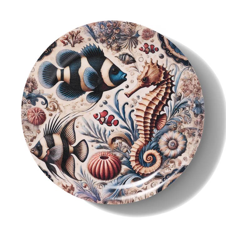 Vassoio Mini in Legno di Betulla Cavalluccio Marino | Vassoio da Portata in Legno | 4x4 per la vendita all'ingrosso da parte di Maure Luxury Gifts