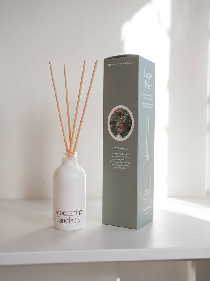 Happy Valley Reed Diffuser - Scotland made for wholesale by Moonshine Candle Co.