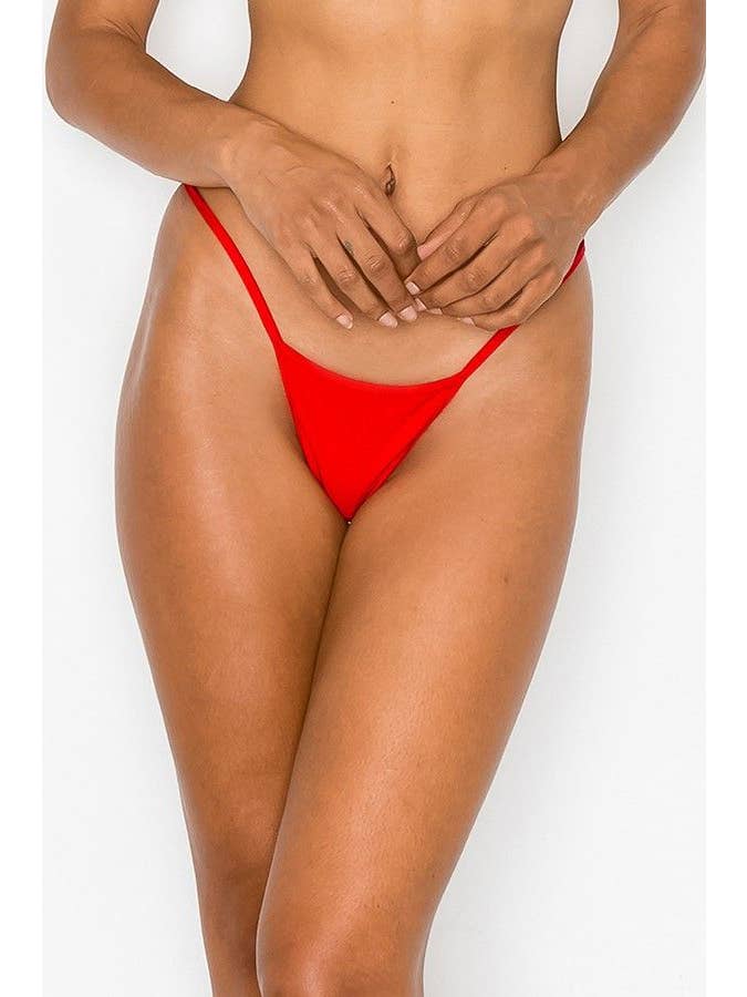 Lingerie Mart - Wholesale Underwear - Women's - Killer Legs Lady's Premium G-String Thong UWPG002-RED