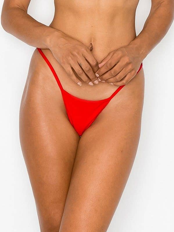 Lingerie Mart - Wholesale Underwear - Women's - Killer Legs Lady's Premium G-String Thong UWPG002-RED0