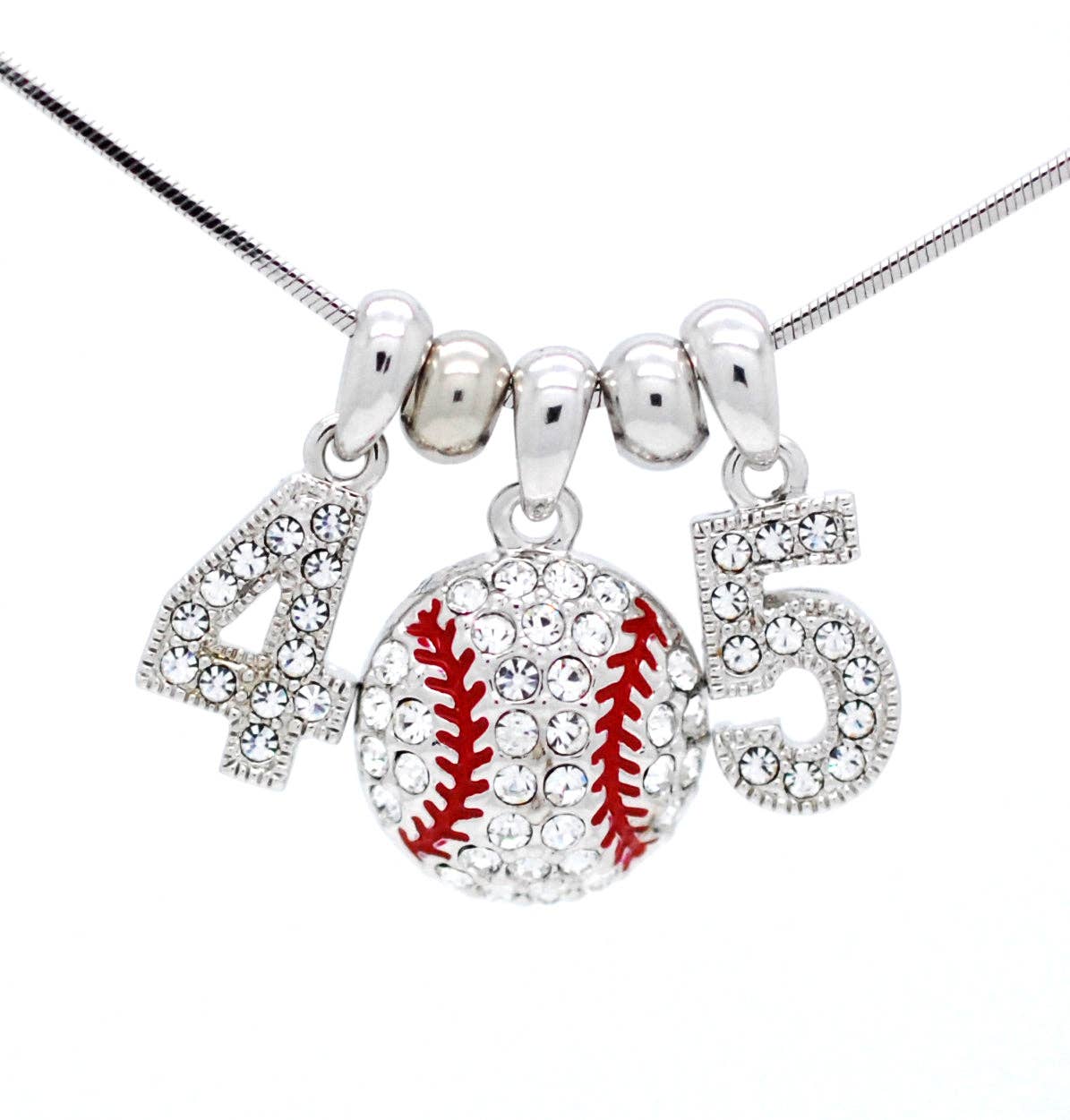Fan Star Jewelry - Wholesale Pendant/Charm Necklace - Baseball/Softball Crystal Ball Necklace6