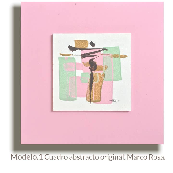 Decoratief beeld. Abstract acrylschilderij. Origineel hij voor wholesale door Galoartworks