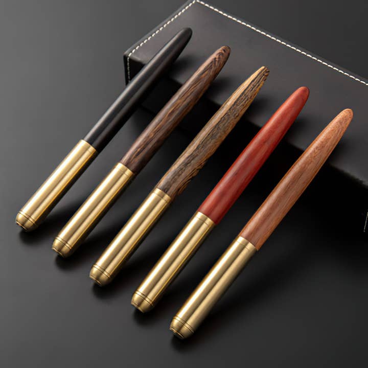 Wood Fountain Pens - Wholesale Pen - Handmade Wood and Brass Fountain Pen | The Hemmingway