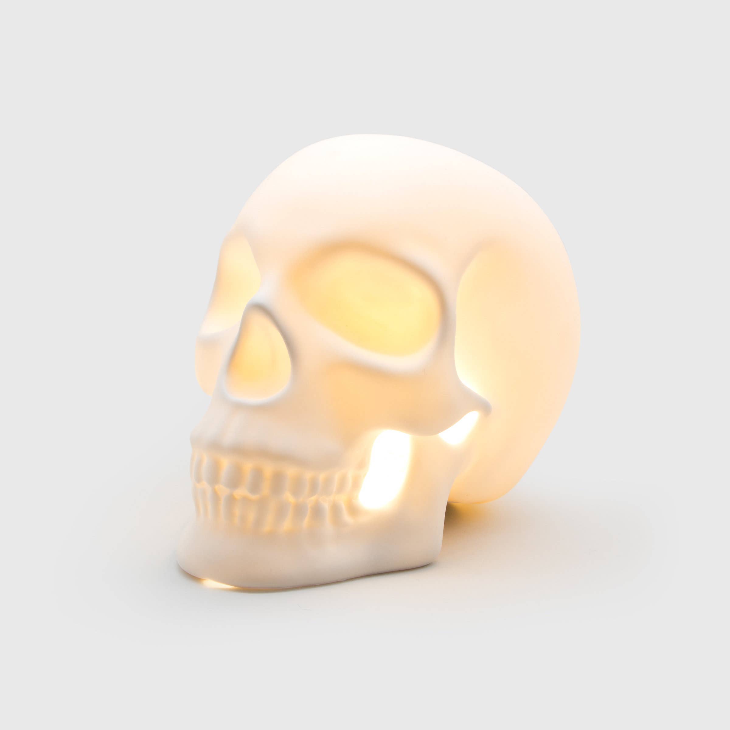 Luckies of London – wholesale Accent/desk lamp – Skull Light - Dead cool ceramic table lamp2