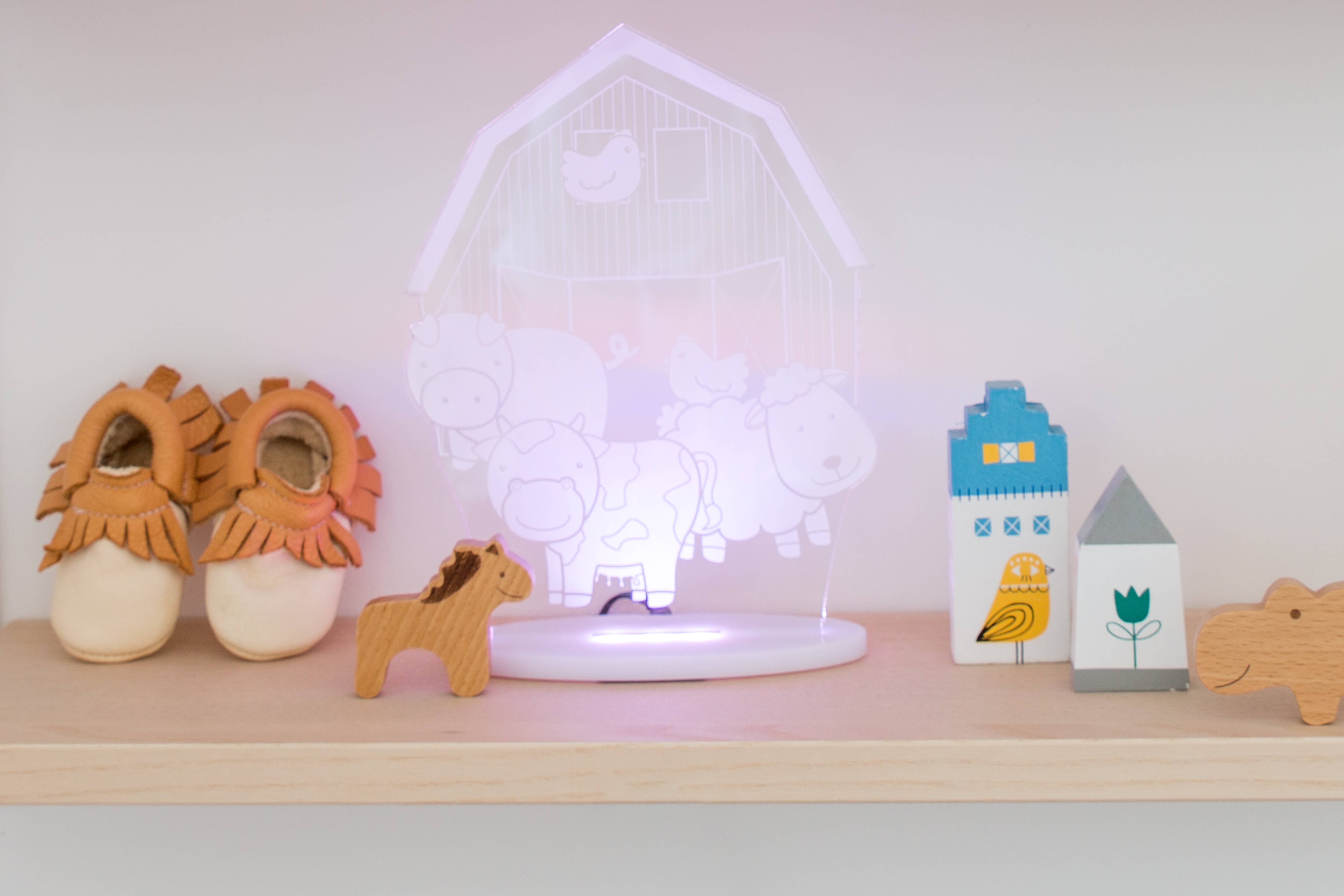 Luminous Distribution - Wholesale Night Light - Kids & Baby - Duski Dream Light LED Night Light - Farm Yard - PLUG IN9