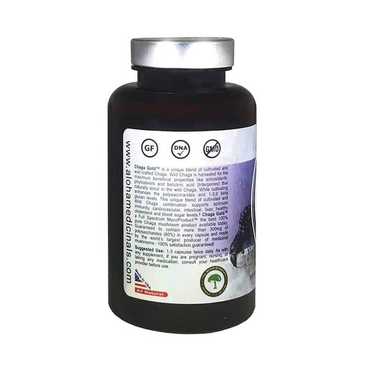 Katie's Pet Products – wholesale Oral supplement/vitamin – ALOHA MEDICINALS PURE CHAGA 90 CAPSULES1