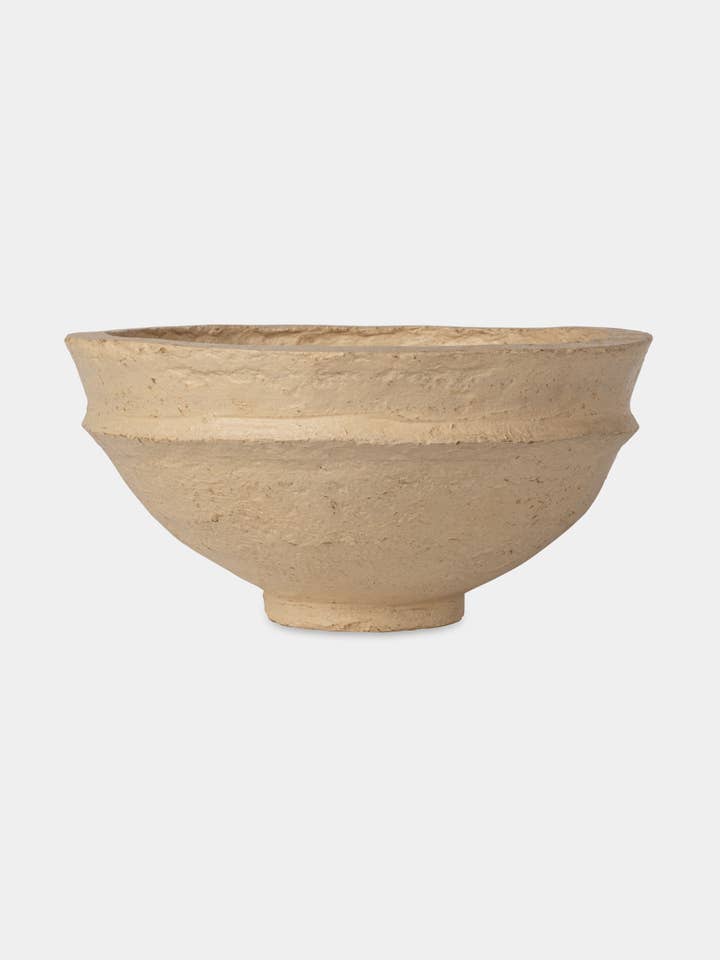 Chaand Papermache Bowl (12"x4") for wholesale by Marble Lotus Original