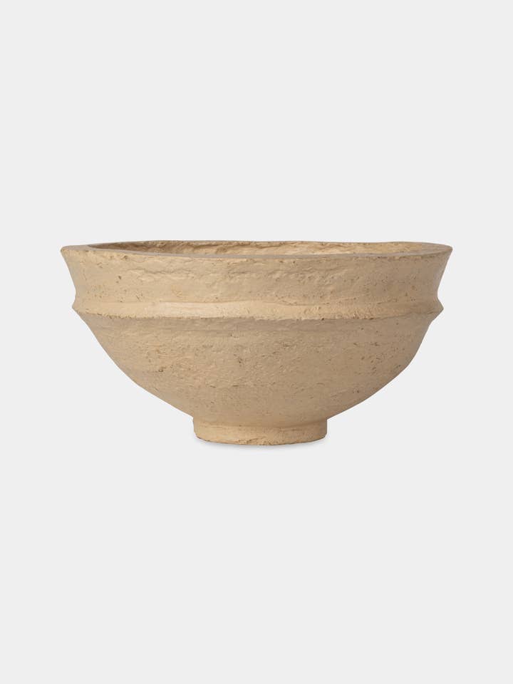 Chaand Papermache Bowl (12"x4") for wholesale by Marble Lotus Original