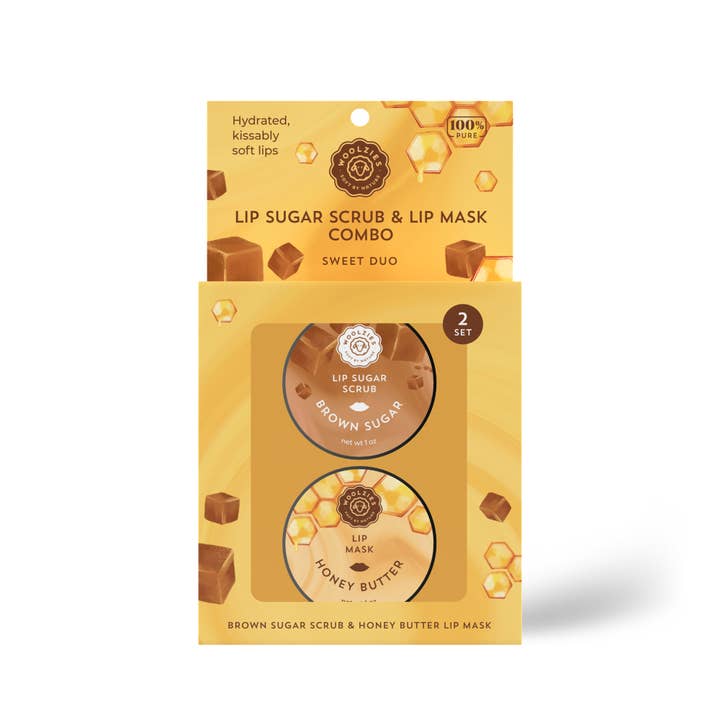 Woolzies - Wholesale Lip Scrub/Polish - Lip Sugar Scrub & Lip Mask Sweet Duo