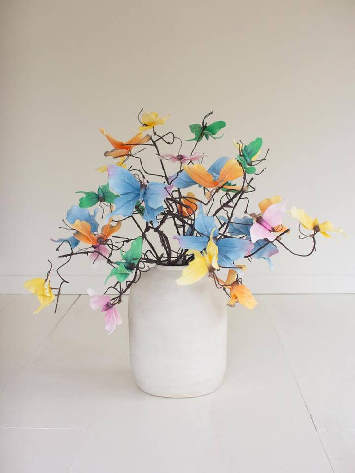 MIXED COLORFUL BUTTERFLIES STEM for wholesale by Kalalou
