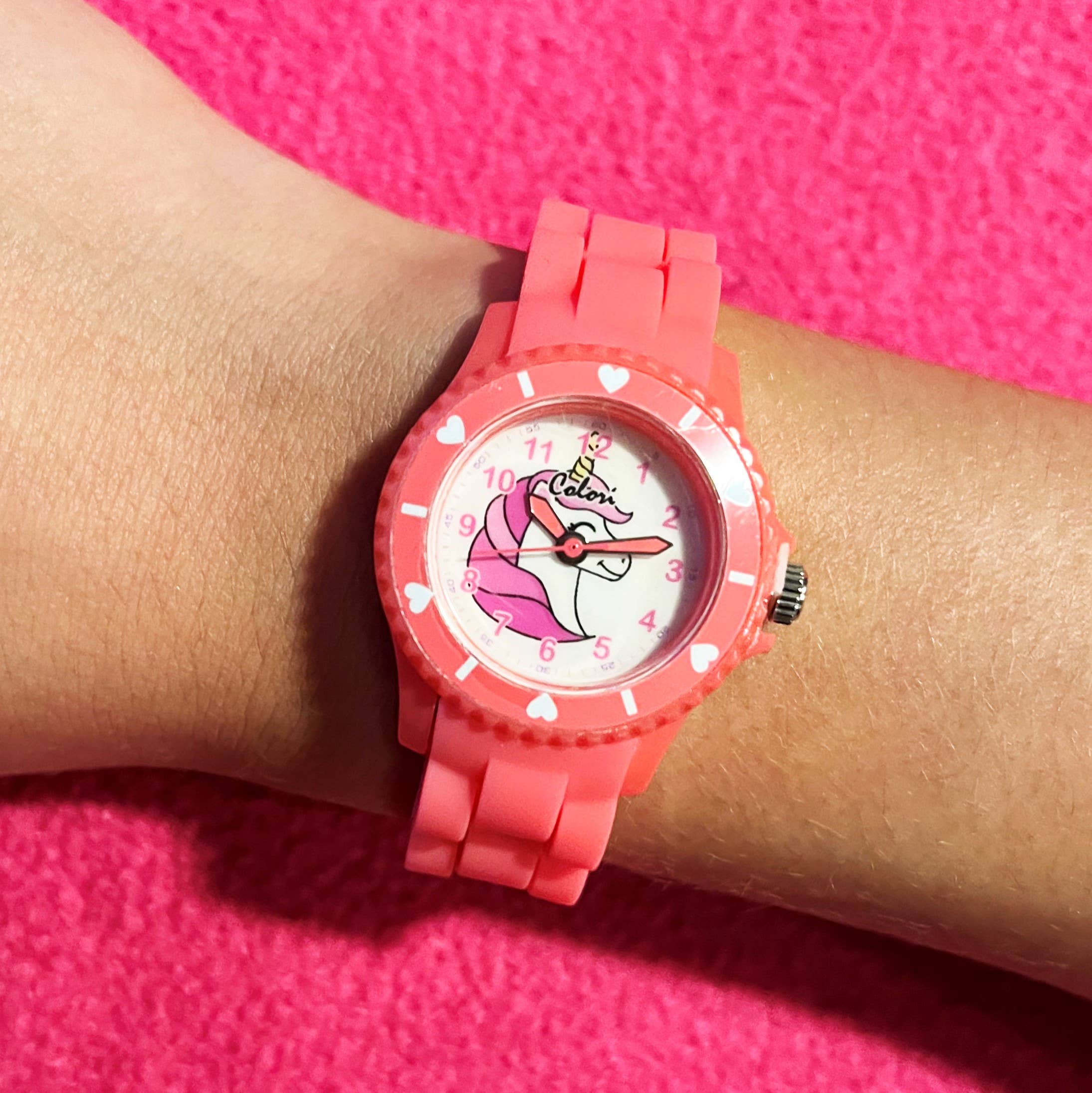 Colori - Wholesale Wrist Watch - Kids - Kids watch with unicorn head1
