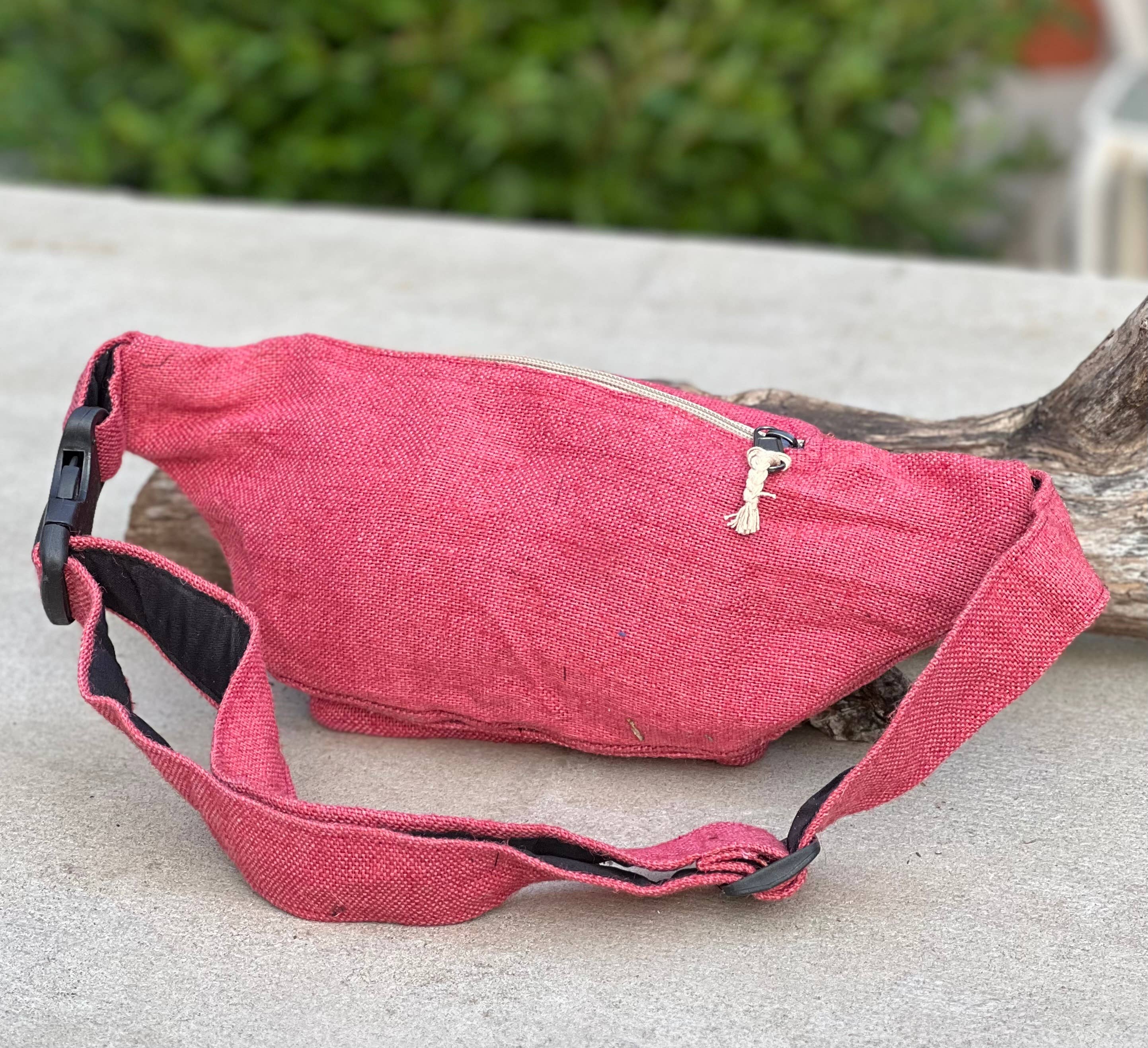 Lungta Imports - Wholesale Belt Bag - Women's - Eco-Friendly Boho Hippie Style Hemp Fanny Pack Hip Waist Bag15