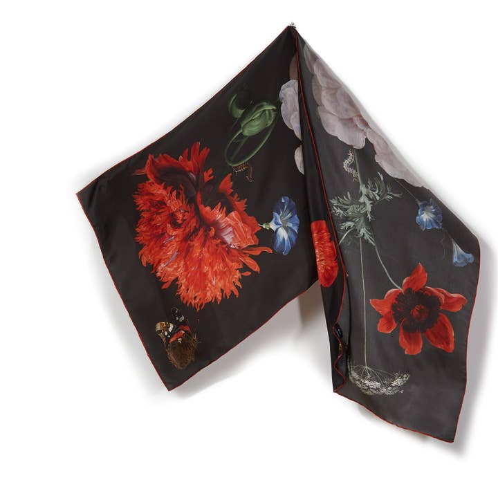 Hellen van Berkel HeartMadePrints – Cachecol - Mulher por atacado – o cachecol Museu Heem 100% seda